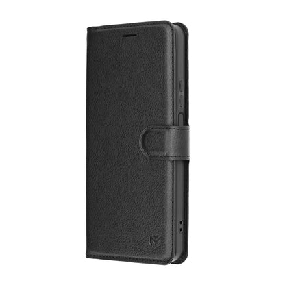 Hoes voor Honor 400 Smart 4G / X7d 4G / 400 Smart 5G, Techsuit, Leather Folio, Zwart