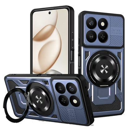 Hoes voor Honor 400 Smart 4G / X7d 4G / 400 Smart 5G, Techsuit, RuggedCam, Blauw