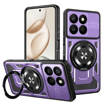 Hoes voor Honor 400 Smart 4G / X7d 4G / 400 Smart 5G, Techsuit, RuggedCam, Paars