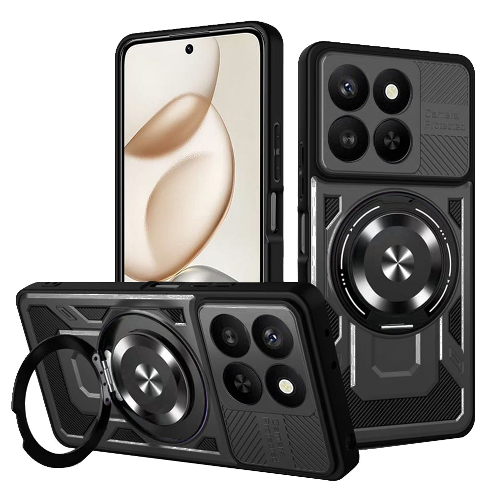 Hoes voor Honor 400 Smart 4G / X7d 4G / 400 Smart 5G, Techsuit, RuggedCam, Zwart