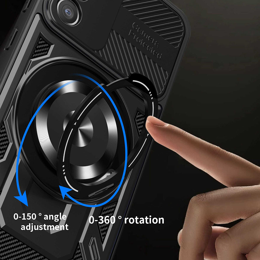 Hoes voor Honor 400 Smart 4G / X7d 4G / 400 Smart 5G, Techsuit, RuggedCam, Zwart