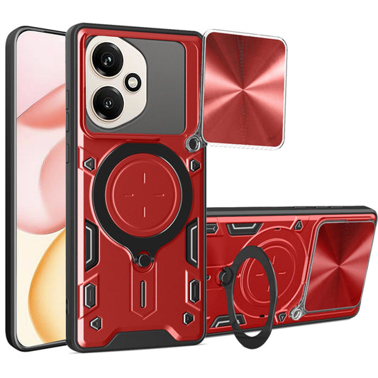 Hoes voor Honor 400, Techsuit, CamGuard Pro, Rood