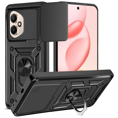 Hoes voor Honor 400, Techsuit, CamShield, Zwart