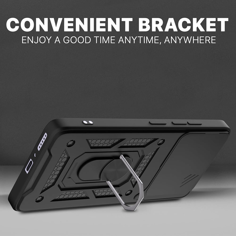 Hoes voor Honor 400, Techsuit, CamShield, Zwart