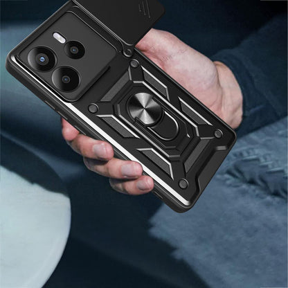 Hoes voor Honor 400, Techsuit, CamShield, Zwart