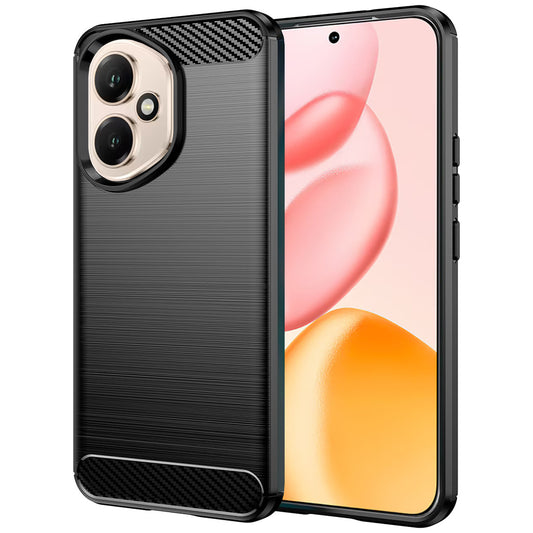 Hoes voor Honor 400, Techsuit, Carbon, Zwart