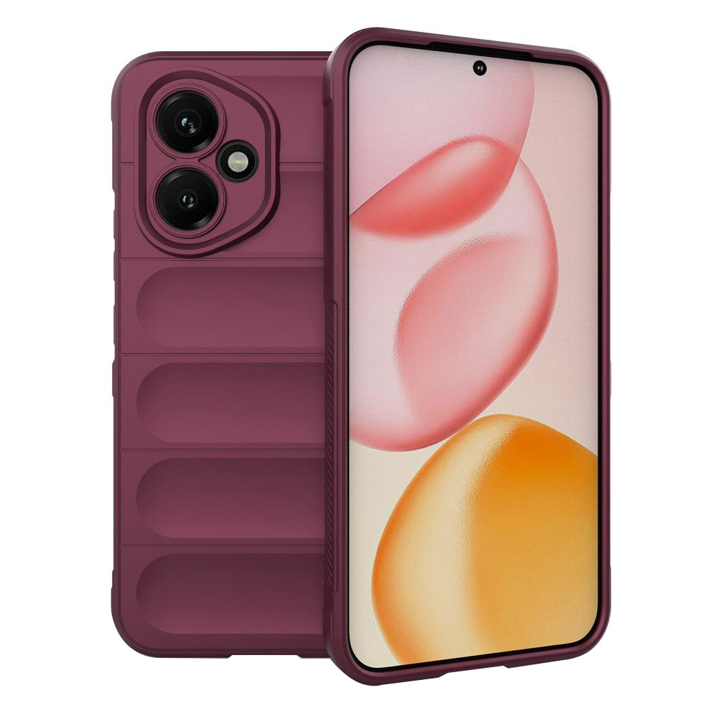 Hoesje voor Honor 400, Techsuit, Magic Shield, Wijnrood
