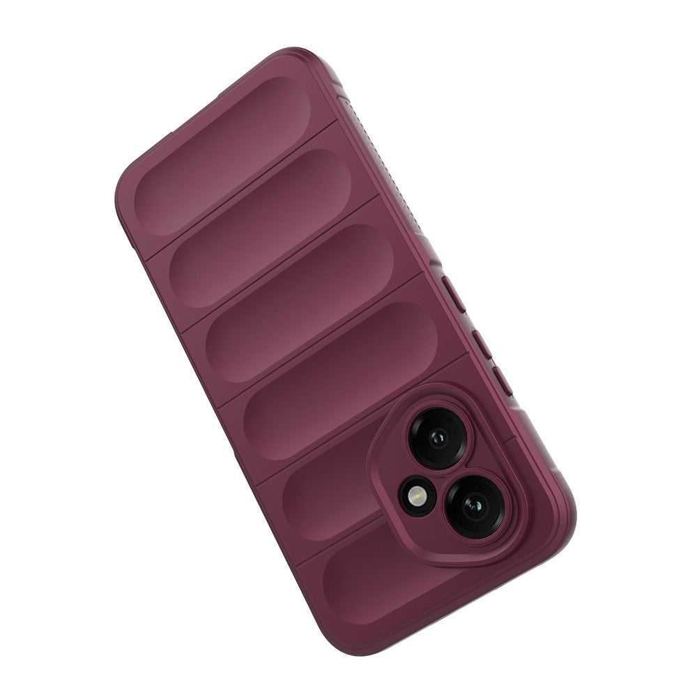 Hoesje voor Honor 400, Techsuit, Magic Shield, Wijnrood