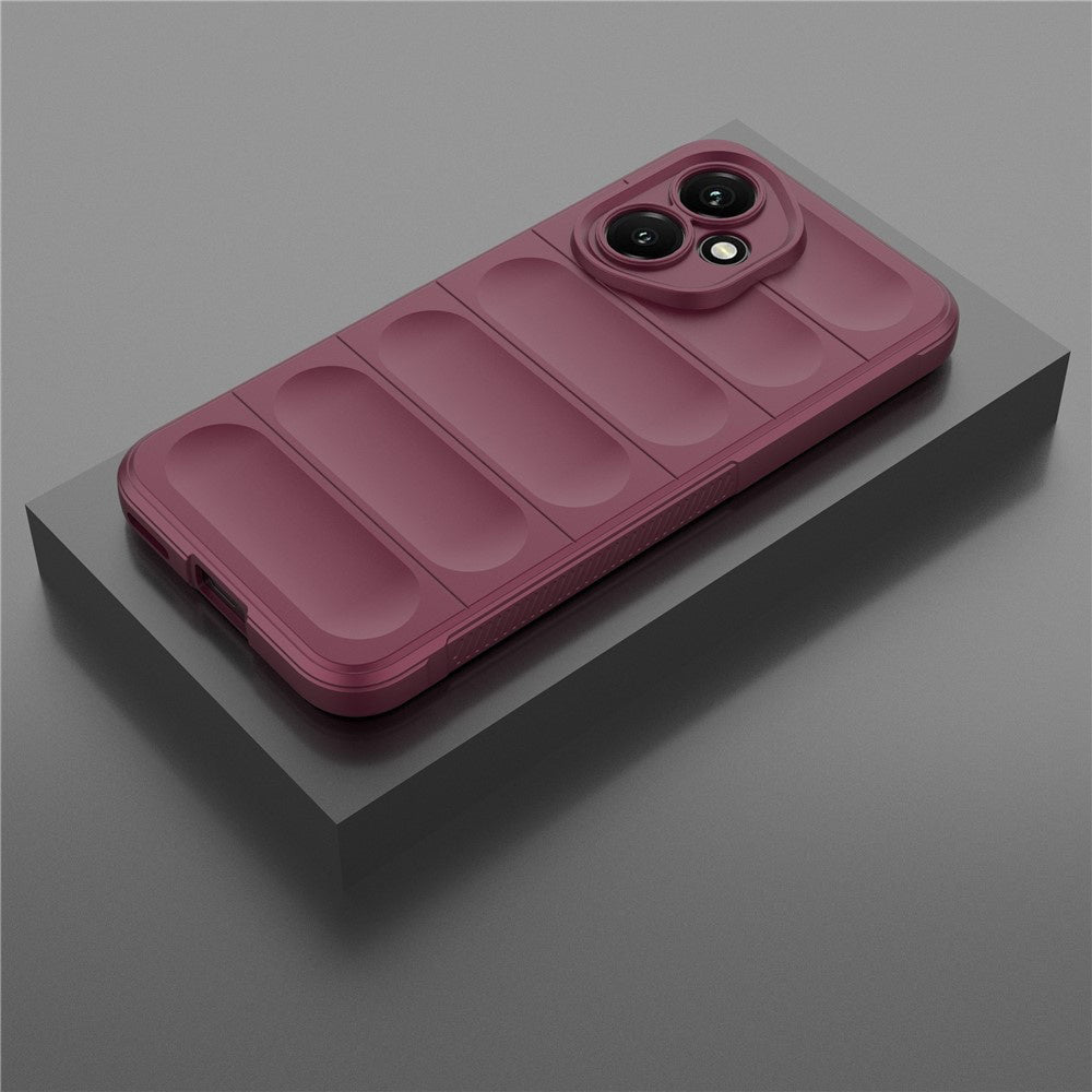 Hoesje voor Honor 400, Techsuit, Magic Shield, Wijnrood
