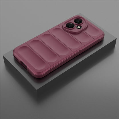 Hoesje voor Honor 400, Techsuit, Magic Shield, Wijnrood