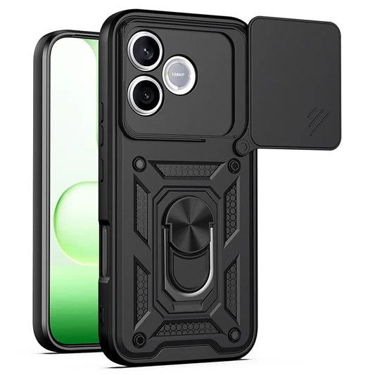 Hoes voor Honor 600 Lite, OEM, CamShield, Zwart