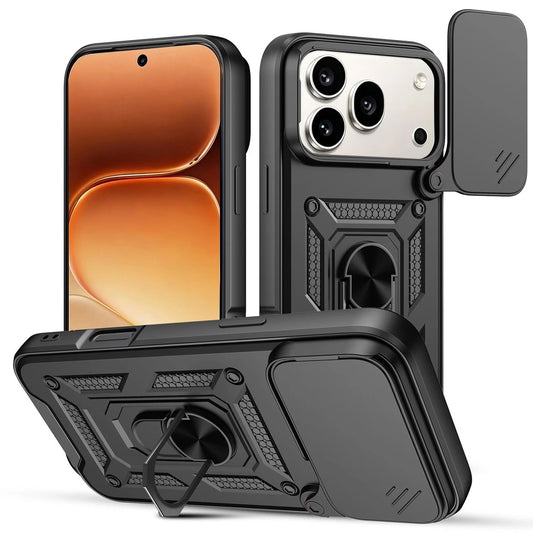 Hoes voor Honor 600 Pro, OEM, CamShield, Zwart
