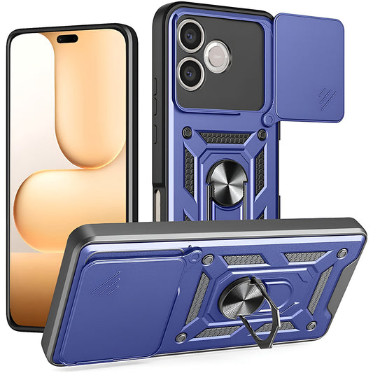 Hoes voor Honor 600 Lite, Techsuit, CamShield, Blauw
