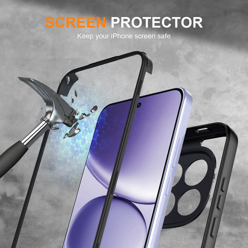 Hoes voor Honor 600 Lite, Techsuit, ColorVerse 360, Zwart