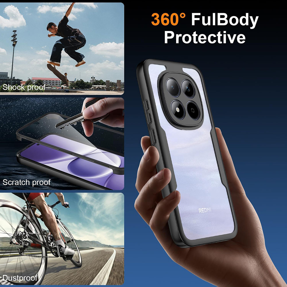 Hoes voor Honor 600 Lite, Techsuit, ColorVerse 360, Zwart
