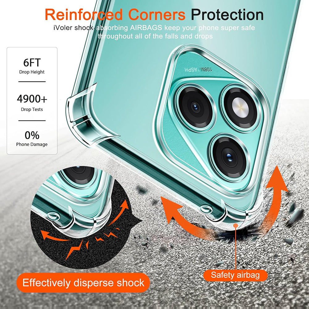 Hoes voor Honor 600 Lite, Techsuit, Shockproof Clear, Transparant