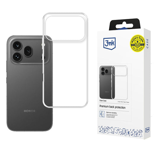 Hoes voor Honor 600 Pro, 3MK, Clear, Transparant