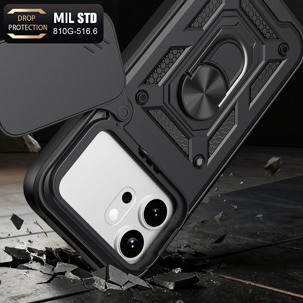 Hoes voor Honor 600 Pro / 600, Techsuit, CamShield, Blauw