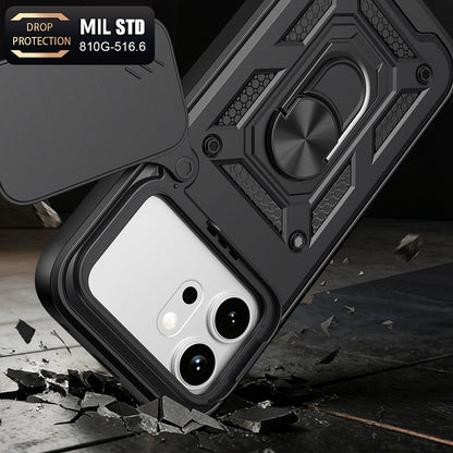 Hoes voor Honor 600 Pro / 600, Techsuit, CamShield, Blauw