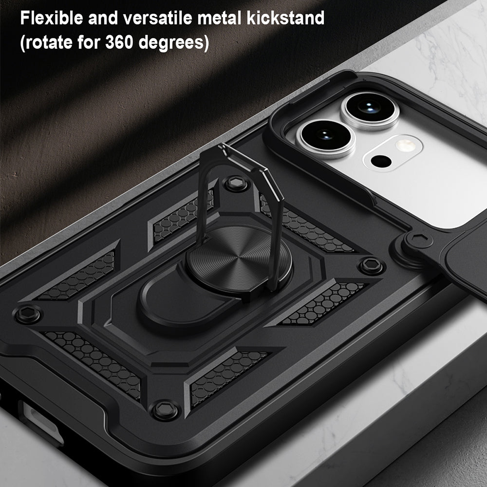 Hoes voor Honor 600 Pro / 600, Techsuit, CamShield, Blauw