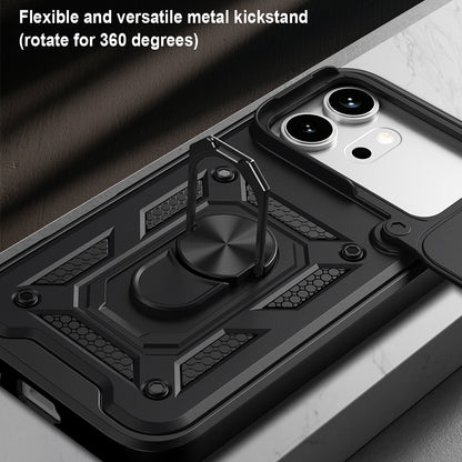 Hoes voor Honor 600 Pro / 600, Techsuit, CamShield, Blauw