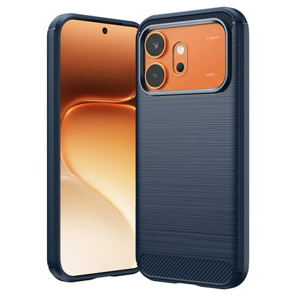Hoes voor Honor 600 Pro / 600, Techsuit, Carbon, Blauw