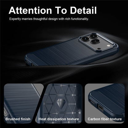 Hoes voor Honor 600 Pro / 600, Techsuit, Carbon, Blauw