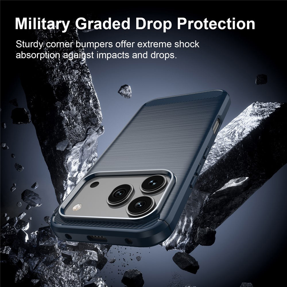 Hoes voor Honor 600 Pro / 600, Techsuit, Carbon, Blauw