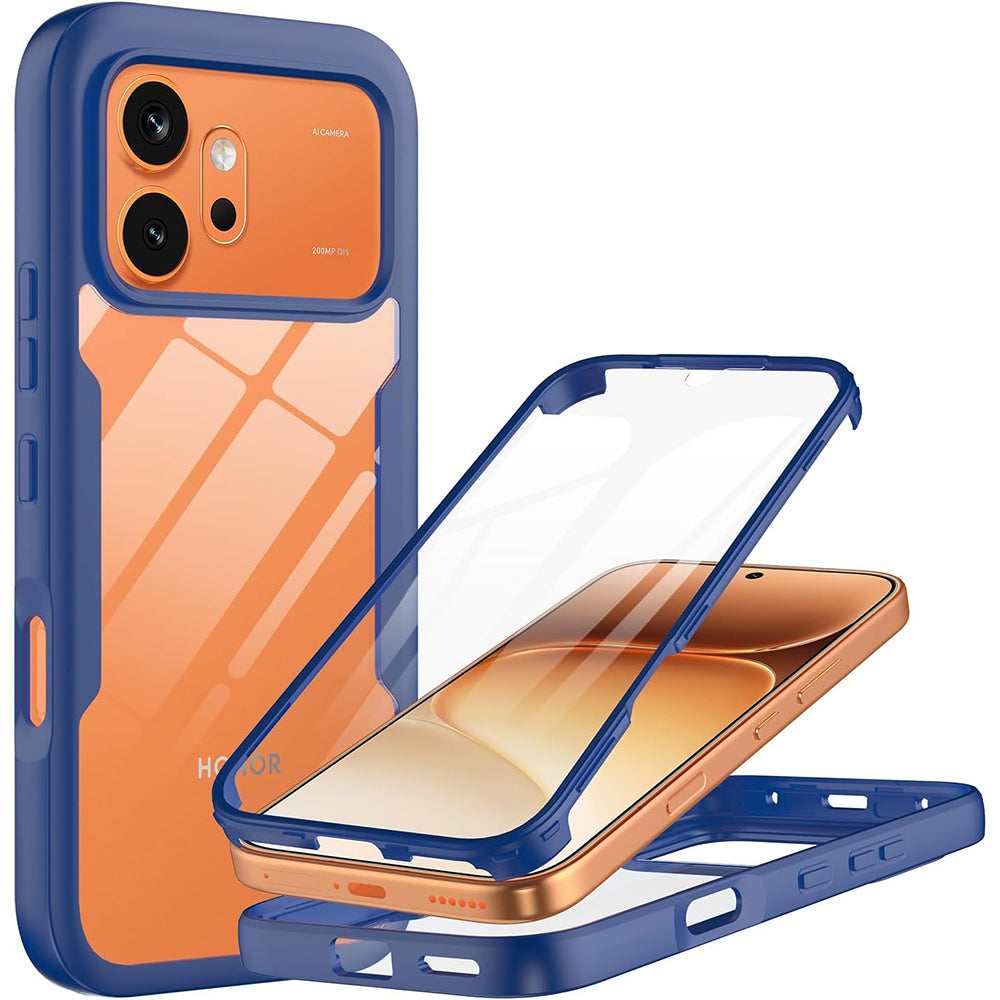 Hoes voor Honor 600 Pro / 600, Techsuit, ColorVerse 360, Blauw