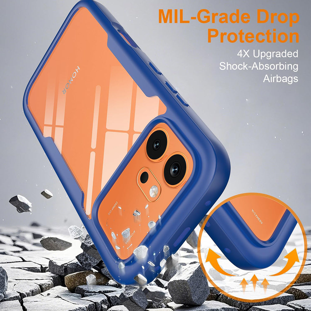 Hoes voor Honor 600 Pro / 600, Techsuit, ColorVerse 360, Blauw