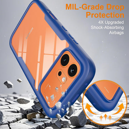 Hoes voor Honor 600 Pro / 600, Techsuit, ColorVerse 360, Blauw
