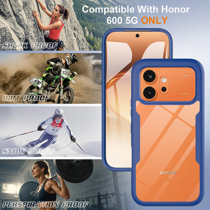 Hoes voor Honor 600 Pro / 600, Techsuit, ColorVerse 360, Blauw