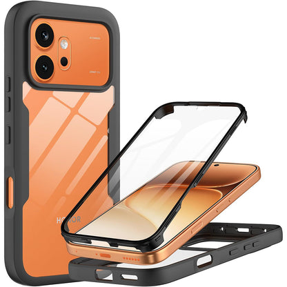 Hoes voor Honor 600 Pro / 600, Techsuit, ColorVerse 360, Zwart