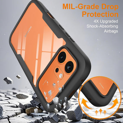 Hoes voor Honor 600 Pro / 600, Techsuit, ColorVerse 360, Zwart