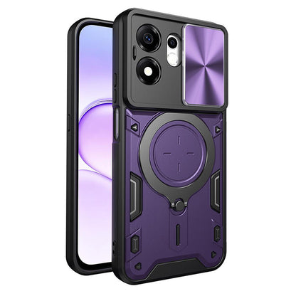 Hoes voor Honor 600 Smart, Techsuit, CamGuard Pro, Paars
