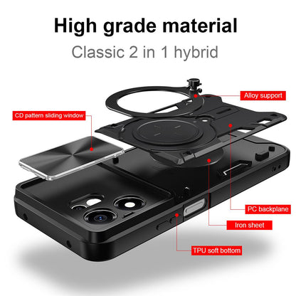 Hoes voor Honor 600 Smart, Techsuit, CamGuard Pro, Paars
