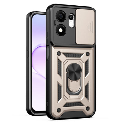 Hoes voor Honor 600 Smart, Techsuit, CamShield, Goud