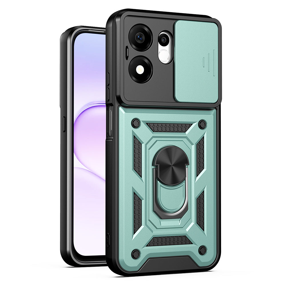 Hoes voor Honor 600 Smart, Techsuit, CamShield, Groen