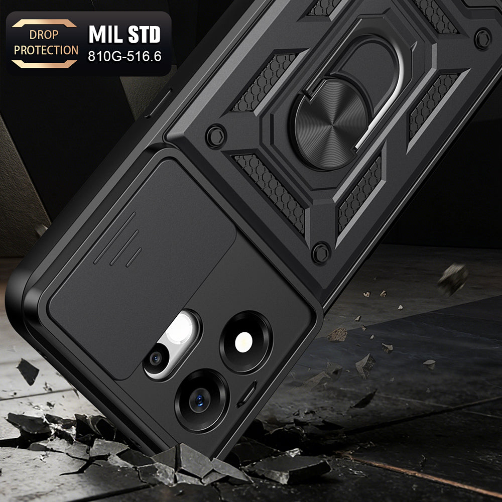 Hoes voor Honor 600 Smart, Techsuit, CamShield, Groen