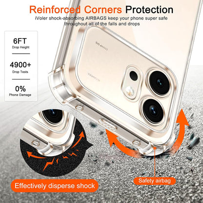 Hoes voor Honor 600, Techsuit, Schokbestendig Clear, Transparant