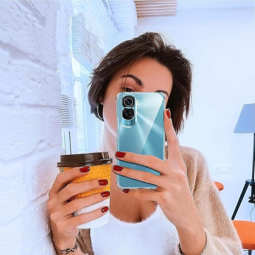 Hoes voor Honor 90 Lite, Techsuit, Shockproof Clear, Transparant