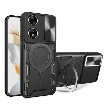 Hoes voor Honor 90, Techsuit, CamGuard Pro, Zwart