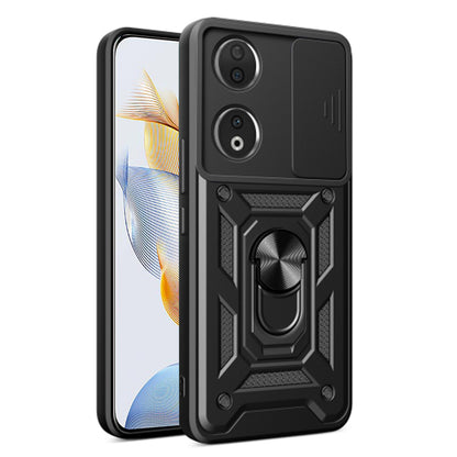 Hoes voor Honor 90, Techsuit, CamShield, Zwart