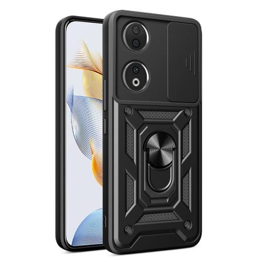 Hoes voor Honor 90, Techsuit, CamShield, Zwart