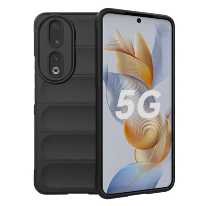 Hoesje voor Honor 90, Techsuit, Magic Shield, Zwart