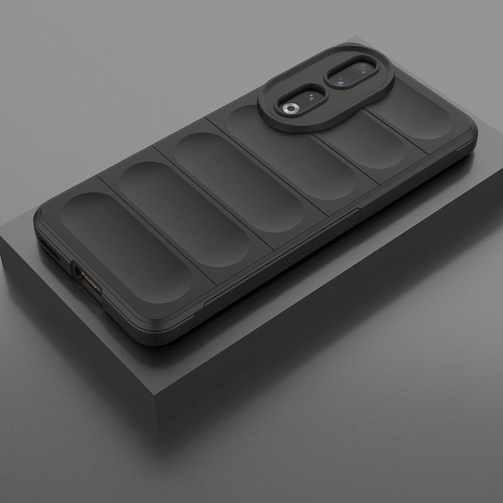 Hoesje voor Honor 90, Techsuit, Magic Shield, Zwart