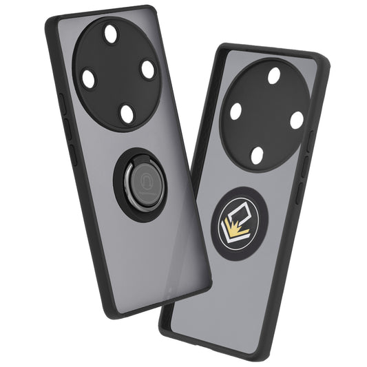 Hoes voor Honor Magic5 Lite, Techsuit, Glinth, Zwart