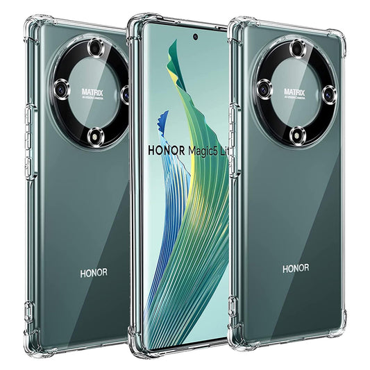 Hoesje voor Honor Magic5 Lite, Techsuit, Schokbestendig Helder, Transparant