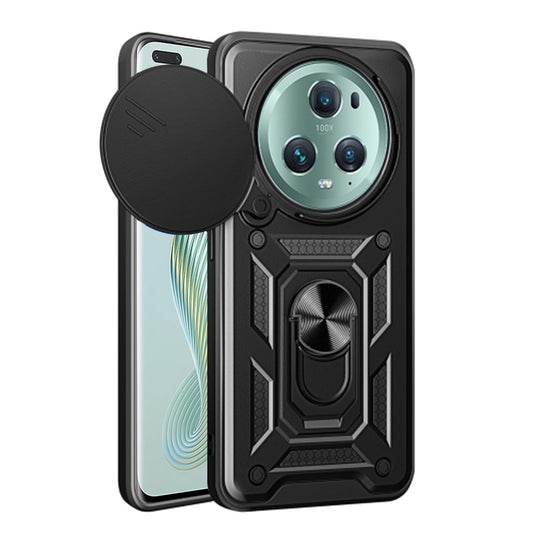 Hoesje voor Honor Magic5 Pro, Techsuit, CamShield, Zwart