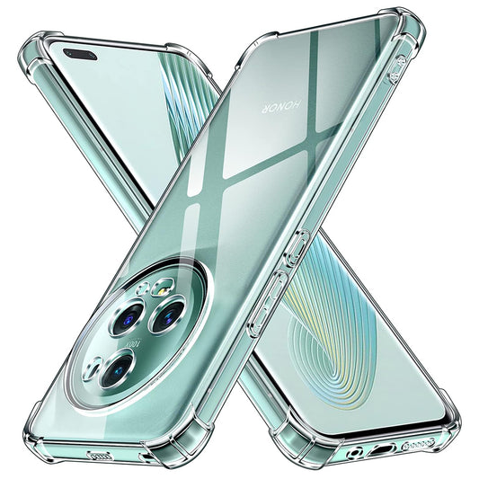 Hoesje voor Honor Magic5 Pro, Techsuit, Schokbestendig Transparant, Doorzichtig
